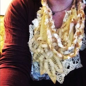 Handmade one of a kind infinity scarves
